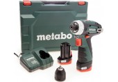 Metabo PowerMaxx BS Basic Wiertarko-wkrętarka akumulatorowa (12 V/2 x 2,0 Ah) 6009845000