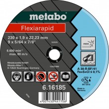 Metabo Flexiarapid Tarcza 125 x 1,6 x 22,23 INOX, TF 41 616182000