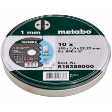 Metabo 10 tarcz tnących SP 125x1,0x22,23 Inox, TF 41 616359000