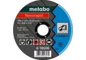 Metabo Novorapid Tarcza tnąca 125 x 1,0 x 22,23 mm, stal, TF 41 616506000