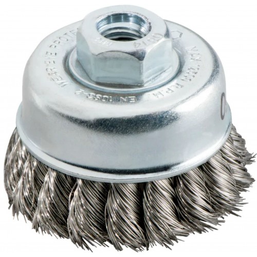 Metabo Szczotka garnkowa 100x0,5 mm / M 14, z drutu stalowego, pleciona 623711000 Metabo Szczotka garnkowa 100x0,5 mm / M 14, z drutu stalowego, pleciona 623711000