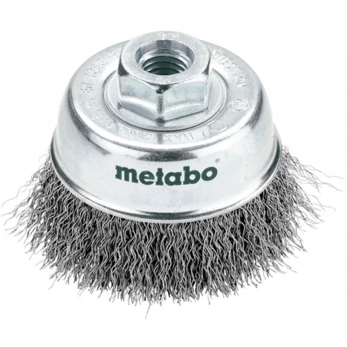 Metabo Szczotka garnkowa 75x0,3 mm / M 14, stal, falowana 623715000 Metabo Szczotka garnkowa 75x0,3 mm / M 14, stal, falowana 623715000