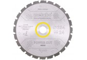Metabo Piła tarczowa „power cut wood – professional”, 254x30, Z24 WZ 5° ujemny 628220000
