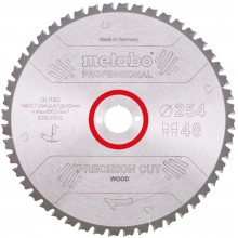 Metabo Piła tarczowa „precision cut wood–professional”, 254x30, Z48 WZ 5° ujemny 628221000
