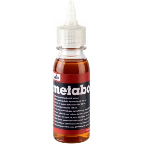 Metabo Olej Bio do smarowania łańcuchów tnących 100 ml 628711000 Metabo Olej Bio do smarowania łańcuchów tnących 100 ml 628711000
