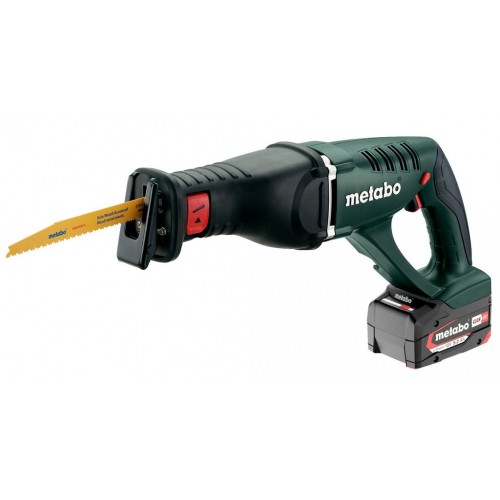 Metabo 602269650 ASE 18 LTX Akumulatorowa piła szablasta 18V 2x5.2 Ah, Walizka