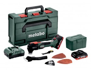 Metabo 613088800 MT 18 LTX BL QSL Multinarzędzie akumulatorowe 2x4.0 Ah, MetaBOX