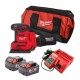 Milwaukee M18 BQSS-502B Szlifierka oscylacyjna (2x5.0Ah) Torba 4933479967