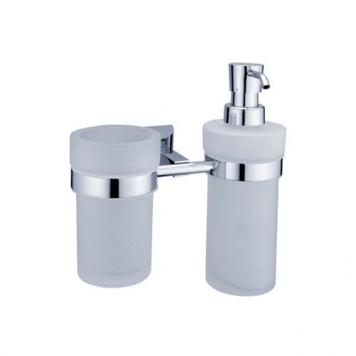 NIMCO PALLAS ATHÉNA Dozownik 200 ml z kubkiem, szkło mrożone PA1205831W-26