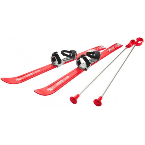 Plastkon Narty dziecięce 2012 90 cm czerwone