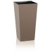 PLASTKON In-& Outdoor doniczka Elise z wiklinowym wzorem 15 cm ciemnoszara