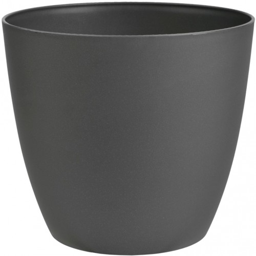PLASTKON Doniczka dekoracyjna Ella 18 cm antracyt matowa