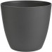 PLASTKON Doniczka dekoracyjna Ella 18 cm antracyt matowa
