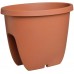 PLASTKON BALCONIA OVI Donica balkonowa na poręcz 30 cm terakota