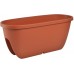 PLASTKON BALCONIA OVI Donica balkonowa na poręcz 60 cm terakota