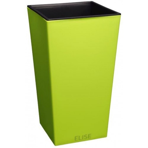 PLASTKON Doniczka Elise połysk 30cm zielony groszek 4111385011