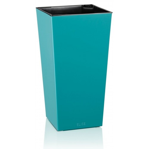 PLASTKON Doniczka Elise połysk 30cm turkus 4111385073 PLASTKON Doniczka Elise połysk 30cm turkus 4111385073