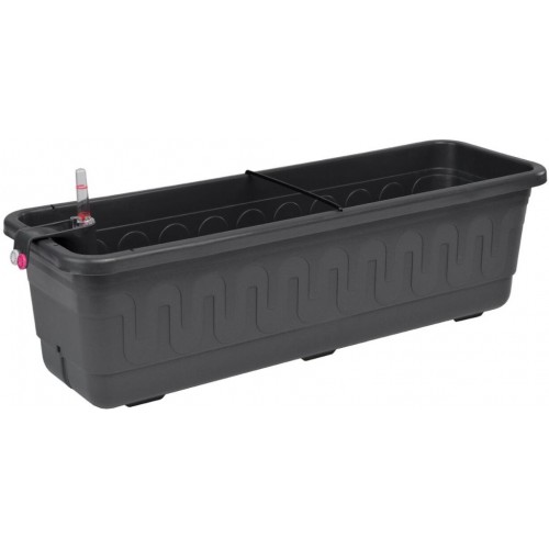 PLASTKON samonawadniająca skrzynka balkonowa Smart System Fantasy 100 cm antracyt