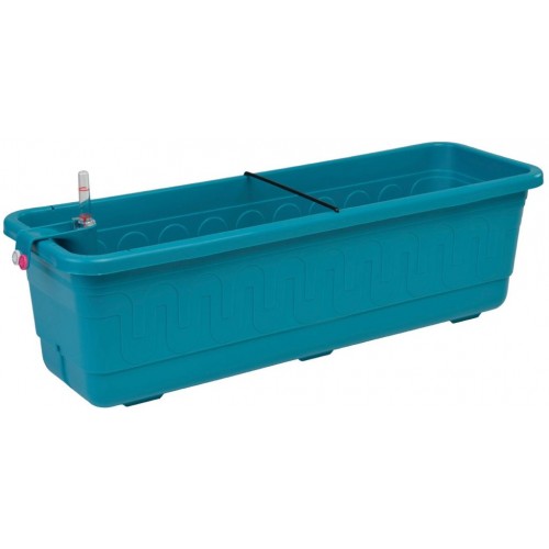 PLASTKON samonawadniająca skrzynka balkonowa Smart System Fantasy 40 cm turkus