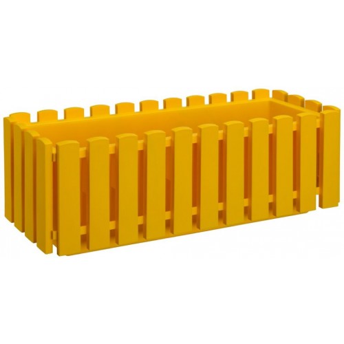 PLASTKON FENCY plastikowa doniczka żółta 50 cm
