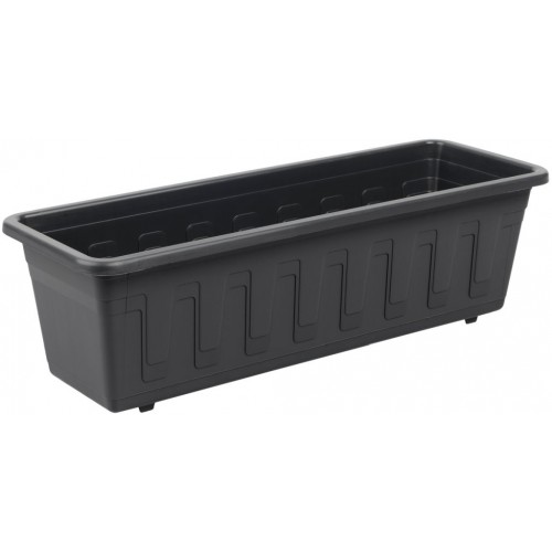 PLASTKON Doniczka balkonowa Garden 100 cm antracyt