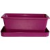 PLASTKON Doniczka small window 20 cm fuksja 411053312
