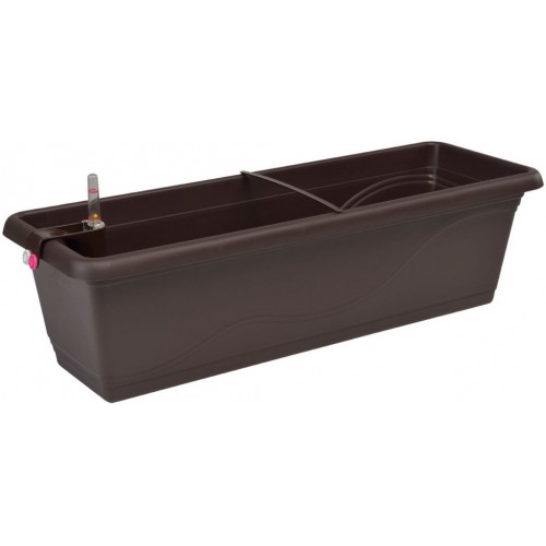 PLASTKON Donica samozalewająca Smart System Extra Line 60 cm brązowy