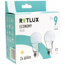 RETLUX REL 20 LED A60 2x9W E27 Żarówka 50003831