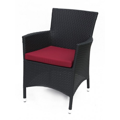 Krzesło rattanowe z poduszką 17/4006