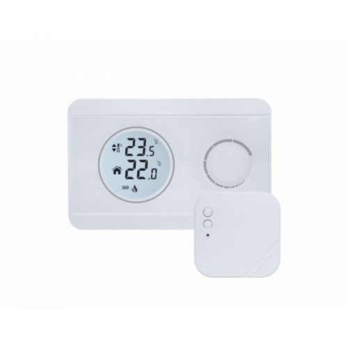 SALUS TC 305 RF cyfrowy bezprzewodowy termostat pokojowy, biały SALUSTC305RF SALUS TC 305 RF cyfrowy bezprzewodowy termostat pokojowy, biały SALUSTC305RF