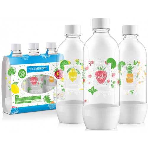 SODASTREAM Butelka JET 3 x 1l WHITE (LE OVOCE) 42004034