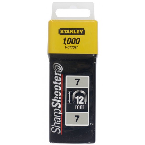 Stanley 1-CT109T Zszywki do przewodów 14mm Typ 7CT100, 1000szt