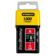 Stanley 1-TRA208T Zszywki typ A 5/53/530, 12mm, 1000 sztuk