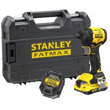 Stanley SFMCF811D1T FatMax V20 Bezszczotkowa zakrętarka udarowa 1/4" (18V/1x2,0Ah) walizka