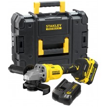 Stanley SFMCG710M1T FatMax V20 Bezszczotkowa szlifierka kątowa 125mm (18V/1x4,0Ah) walizka