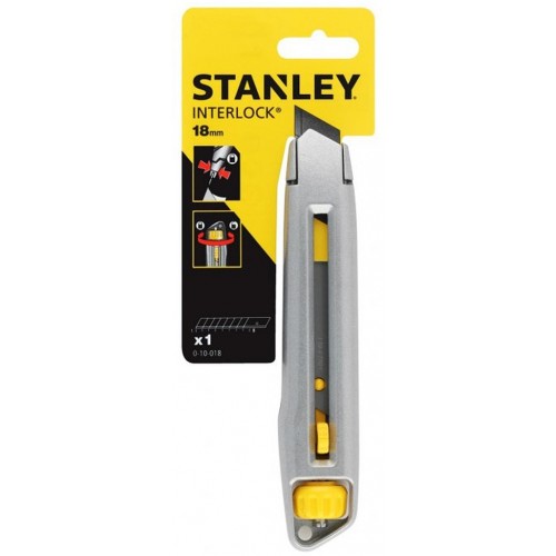 Stanley 4-10-018 Nóż InterLock, ostrze łamane 18mm