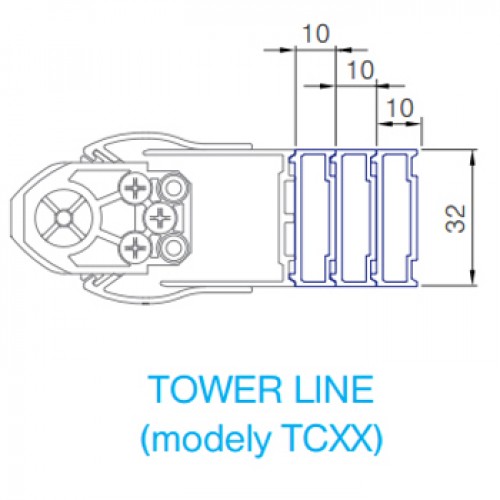 Roltechnik Profil do regulacji TCxx, 10/2000 mm, brillant P3063 Roltechnik Profil do regulacji TCxx, 10/2000 mm, brillant P3063