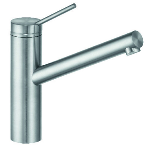 KLUDI TANGENTA jednouchwytowa bateria kuchenna DN 10 stal szlachetna mat 44904F875