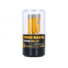 Tough Master TM-DDK5 Zestaw wierteł diamentowych 5 mm, 6 mm, 8 mm, 10 mm , 12 mm, 5-szt