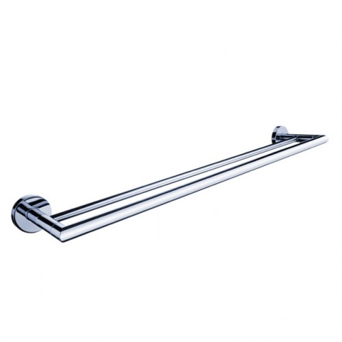 NIMCO UNIX Podwójny wieszak na ręczniki 650 mm, masywny, chrom UN13061DA-26