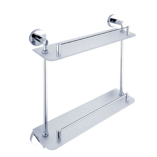 NIMCO UNIX Półka dwupiętrowa z relingiem, 40 cm UN 13092CX-26 NIMCO UNIX Półka dwupiętrowa z relingiem, 40 cm UN 13092CX-26