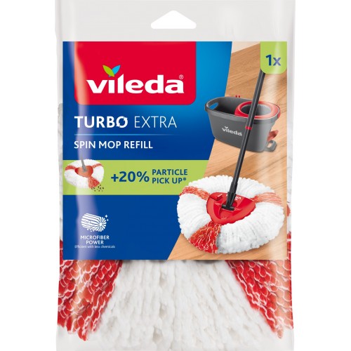 VILEDA TURBO 2w1 Wkład do mopa 151608 VILEDA TURBO 2w1 Wkład do mopa 151608