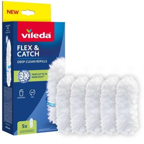 VILEDA Flex&Catch wkłady do miotełki do kurzu 5szt 177664