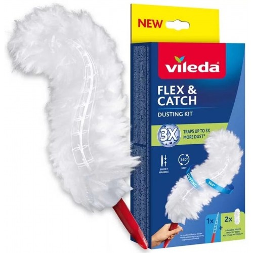VILEDA Flex&Catch miotełka do kurzu z krótką rączką 179432 VILEDA Flex&Catch miotełka do kurzu z krótką rączką 179432