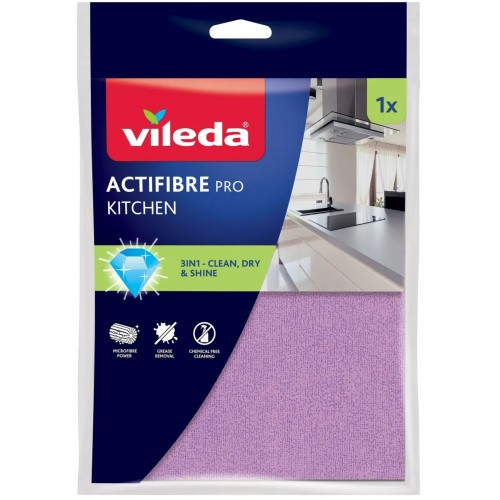 VILEDA Actifibre Ściereczka z mikrofibry do kuchn 1 szt. 183303 VILEDA Actifibre Ściereczka z mikrofibry do kuchn 1 szt. 183303