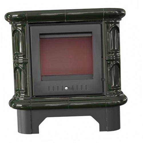 KRATKI Wkład WK440 w zabudowie kaflowej – zieleń butelkowa WK/440/KAFEL/ZB