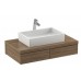 RAVAK SD FORMY Szafka pod umywalkę 80x55x22cm orzech X000001035