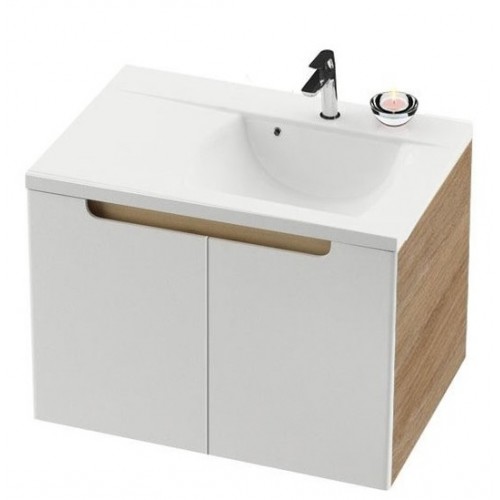 Ravak szafka pod umywalkę SDD Classic 80x49x60cm cappuccino/biały X000001096 Ravak szafka pod umywalkę SDD Classic 80x49x60cm cappuccino/biały X000001096
