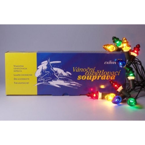 Lampki świąteczne, żarówki w kształcie choinki, kolorowe VEX13