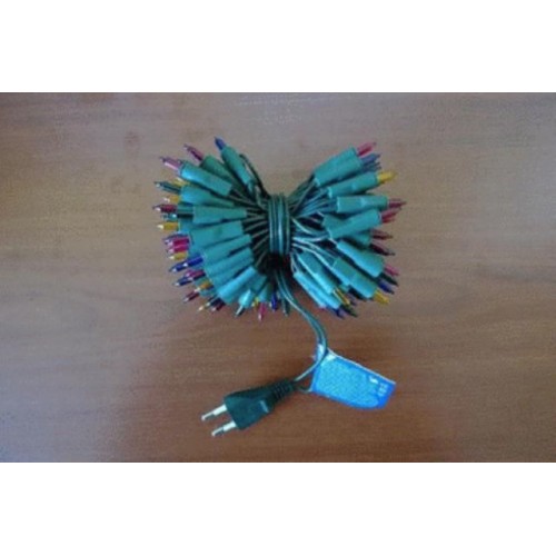 Lampki świąteczne wewnętrzne - kolorowe 100 szt VS19